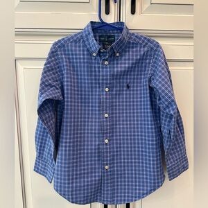 Polo by Ralph Lauren Blue Plaid Shirt